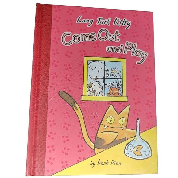 Long Tail Kitty Come Out and Play By Lark Pien - Picture 1 of 4